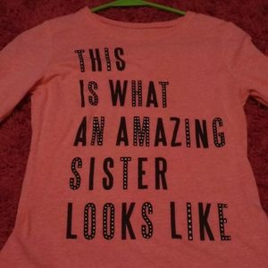 Girls long sleeve shirt